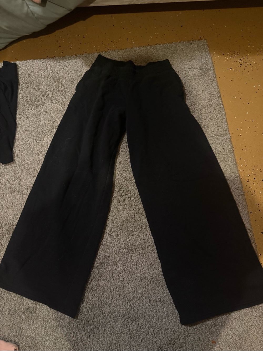 Hollister Black Fleece-Lined Sweatpants - XS Long